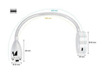 SEATEC LED - læselampe / fleksibel arm / med berøringskontakt og USB - C - opladningsport - SejlStrøm