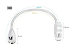 SEATEC LED - læselampe / fleksibel arm / med berøringskontakt og USB - opladningsport - SejlStrøm