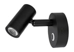 SEATEC LED - læselampe med berøringskontakt og USB - C - opladningsport / sort - SejlStrøm