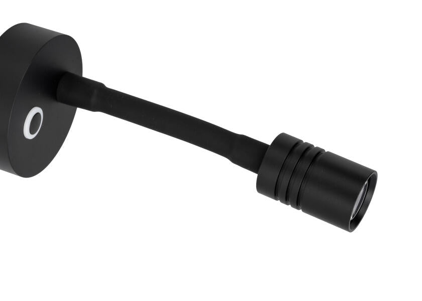 SEATEC LED - læselampe med lysdæmper og USB - C / sort / varm hvid - SejlStrøm