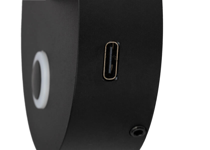 SEATEC LED - læselampe med lysdæmper og USB - C / sort / varm hvid - SejlStrøm