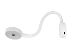 SEATEC LED - læselampe med lysdæmper og USB / hvid - SejlStrøm