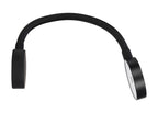 SEATEC LED - læselampe med lysdæmper og USB / sort - SejlStrøm