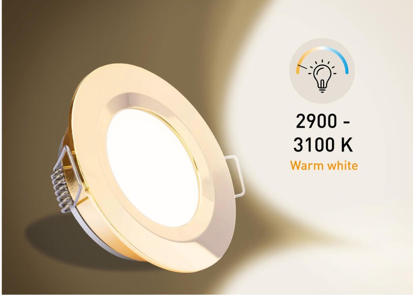 SEATEC LED loftslampe / dæmpbar / guldbelagt - SejlStrøm