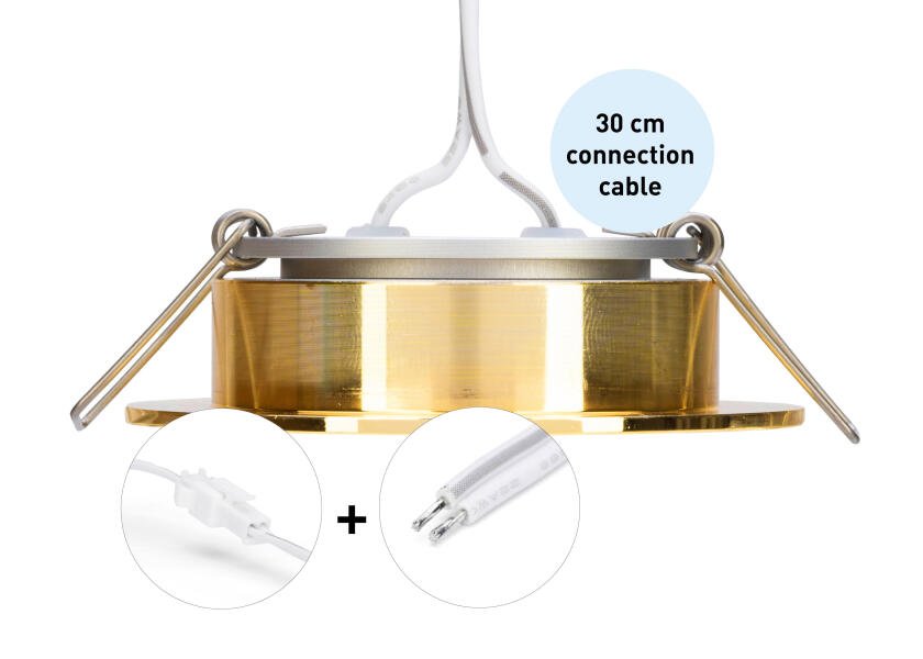 SEATEC LED loftslampe / dæmpbar / guldbelagt - SejlStrøm