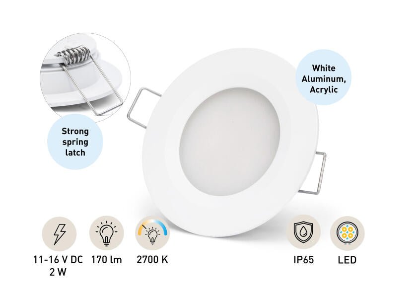 SEATEC LED loftslampe / hvid - SejlStrøm