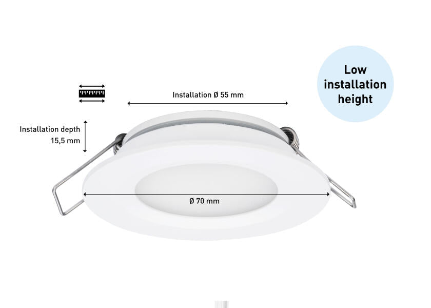 SEATEC LED loftslampe / hvid - SejlStrøm