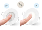 SEATEC LED loftslampe med kontakt / hvid - SejlStrøm