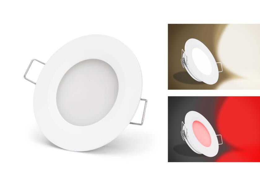 SEATEC LED loftslampe / omskiftelig hvid/rød - SejlStrøm