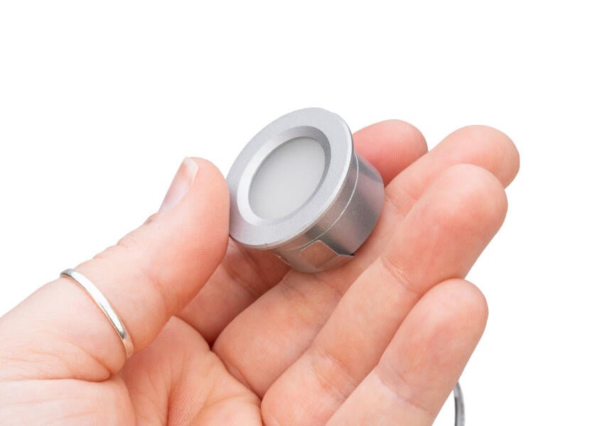 SEATEC LED Mini indbygget spot / sølv - SejlStrøm