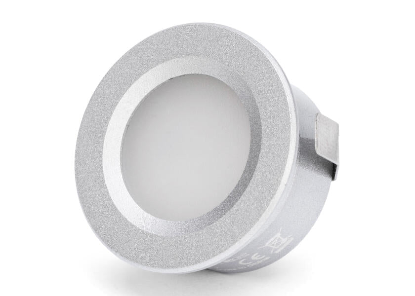 SEATEC LED Mini indbygget spot / sølv - SejlStrøm