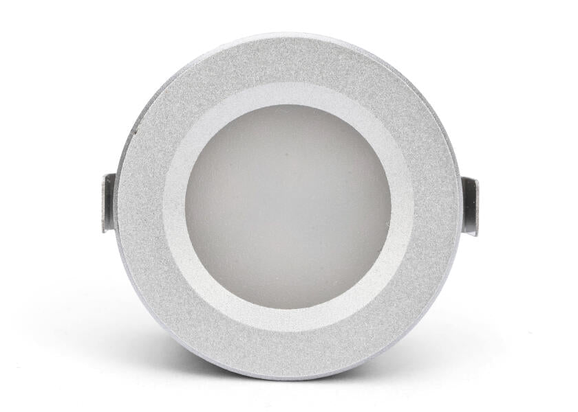 SEATEC LED Mini indbygget spot / sølv - SejlStrøm