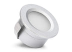 SEATEC LED Mini indbygget spot / sølv - SejlStrøm