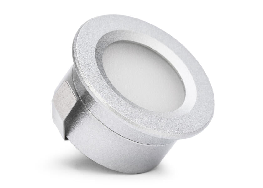 SEATEC LED Mini indbygget spot / sølv - SejlStrøm