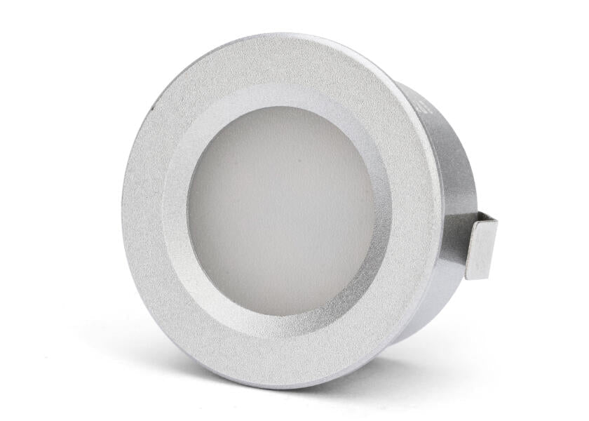 SEATEC LED Mini indbygget spot / sølv - SejlStrøm