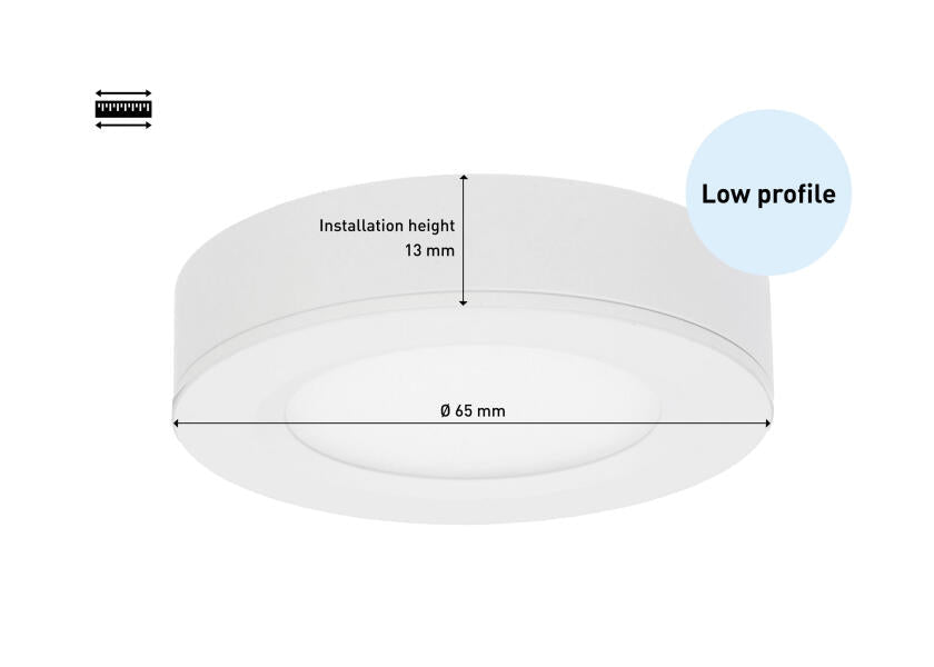 SEATEC LED - pendellampe - overflademontering med berøringsdæmper / hvid - SejlStrøm