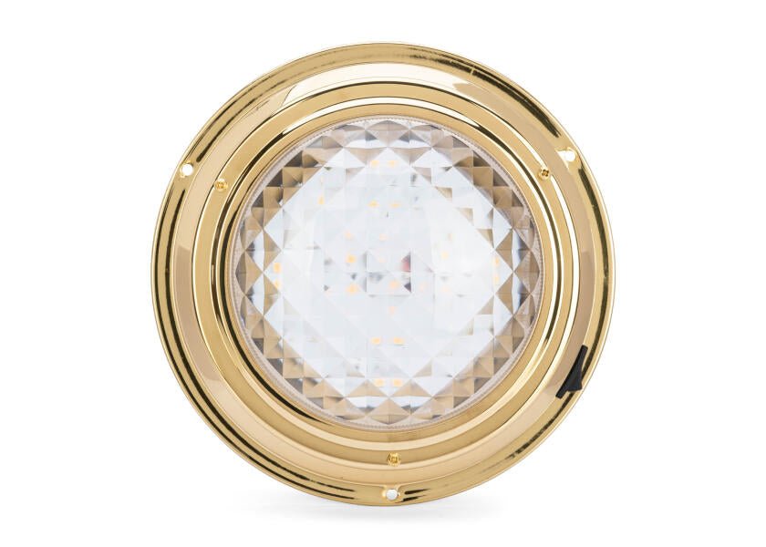 SEATEC SUNNY LED Cabin Light / brass / warm white - SejlStrøm