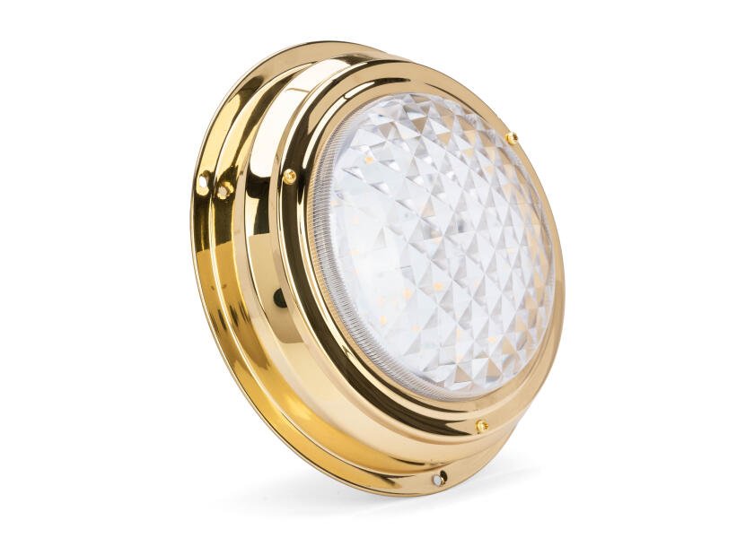 SEATEC SUNNY LED Cabin Light / brass / warm white - SejlStrøm