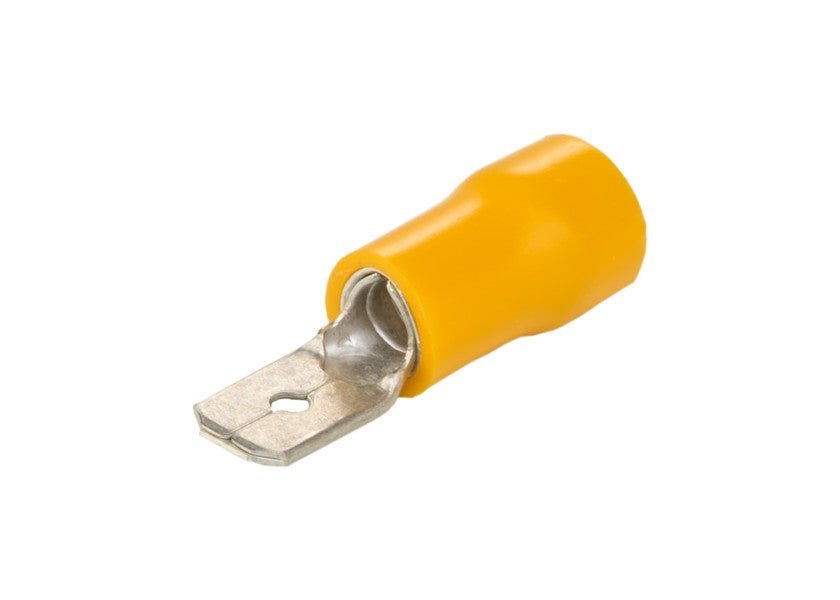 Spadestik han / gul / 4,0 - 6,0 mm² / pakke med 50 stk. - SejlStrøm