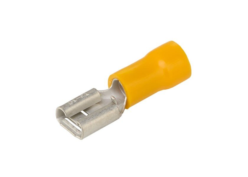 Spadestik hun / gul / 4,0 - 6,0 mm² / pakke med 50 stk. - CamperStrøm