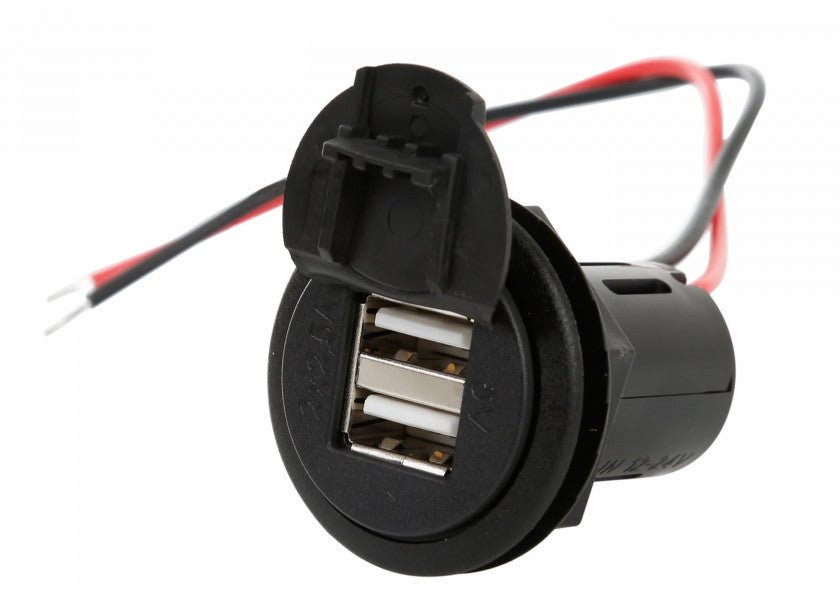 Strøm USB dobbelt - stik - SejlStrøm