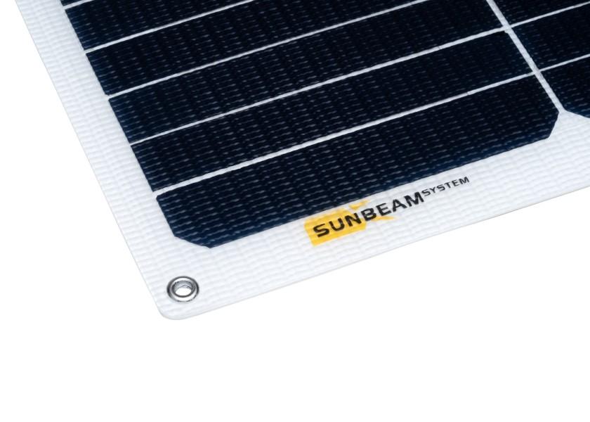SUNBEAM Tough 21 – semi - fleksibelt solpanel 21 W (434 x 277 x 3 mm) - SejlStrøm