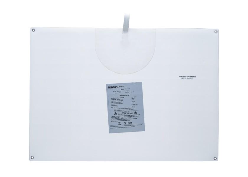 SUNBEAM Tough 37 – semi - fleksibelt solpanel 37 W (535 x 378 x 3 mm) - SejlStrøm