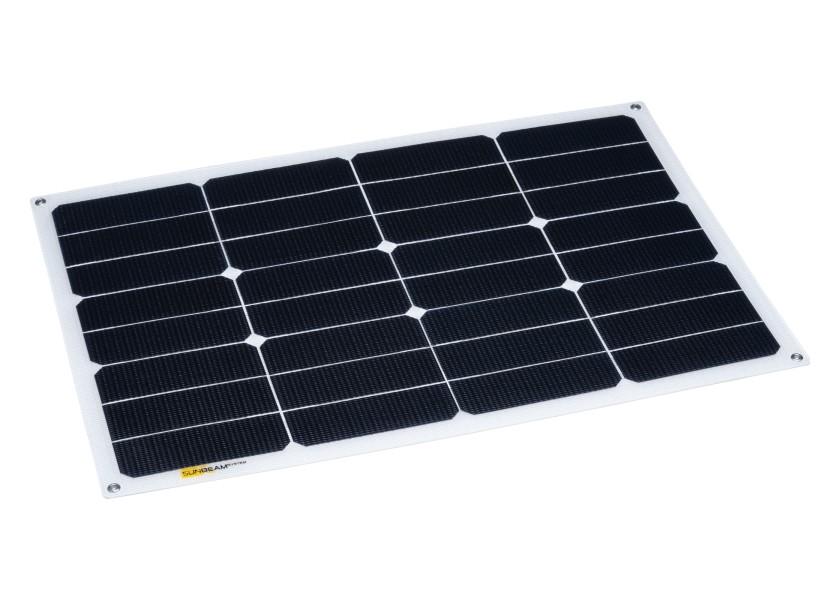 SUNBEAM Tough 37 – semi - fleksibelt solpanel 37 W (535 x 378 x 3 mm) - SejlStrøm