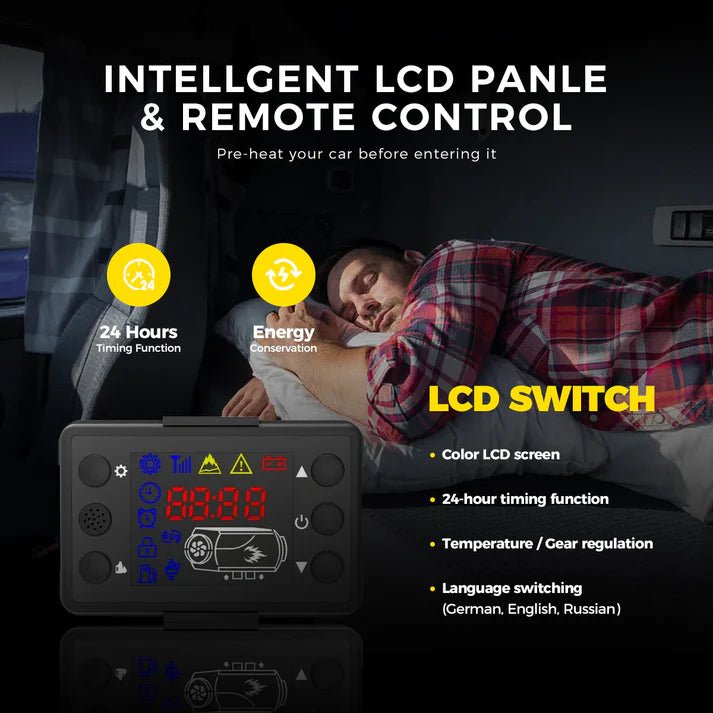 Sunster A2013SL 8 kW Alt-i-ét dieselfyr 12/24 V – Kraftig dieselfyr til båd, autocamper og varebil