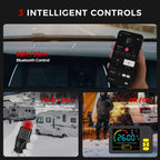 Sunster SH B2 2 kW dieselfyr – splitmodel med Bluetooth