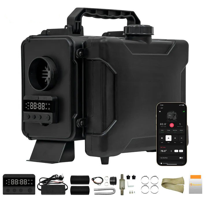Sunster HTB1 8 kW dieselfyr – Toolbox med GSM/LTE