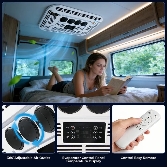 Sunster S-AX1 DC-klimaanlæg – 12/24 V