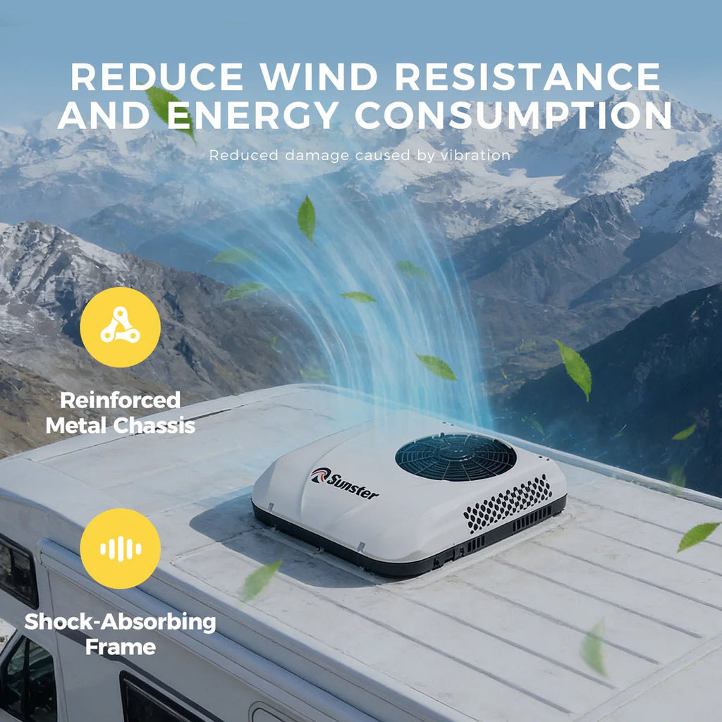 Sunster S-AX1 DC-klimaanlæg – 12/24 V
