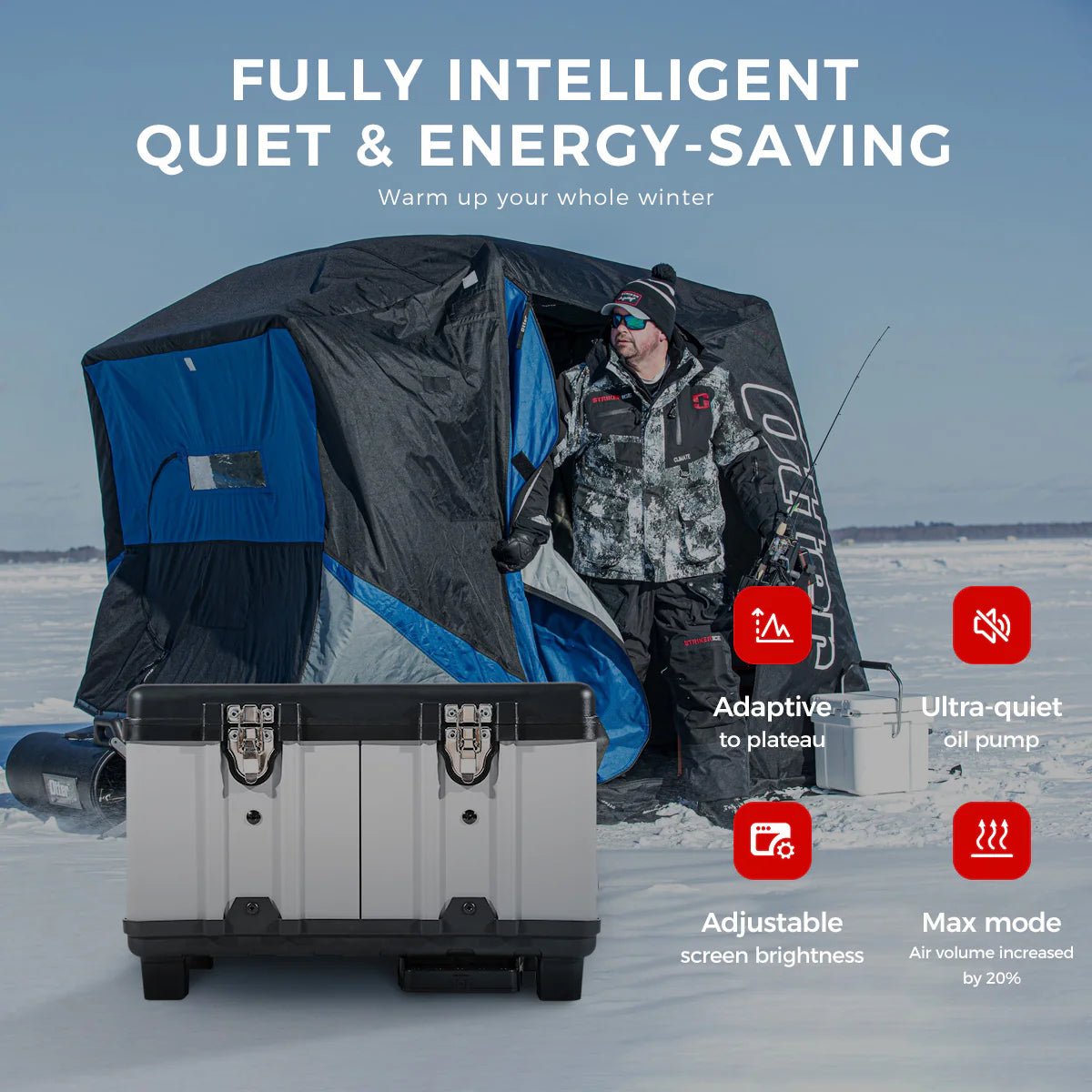 Sunster TB10PRO 8 kW dieselfyr med Bluetooth og CO-overvågning