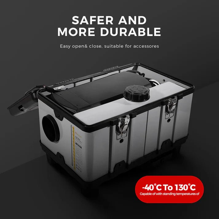 Sunster TB10 8 kW dieselfyr – Toolbox med WiFi og Bluetooth
