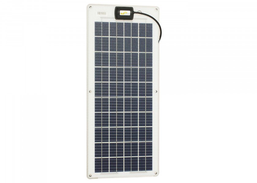SUNWARE Solcellepanel SW - 20144 – 22 W – semi - fleksibelt solpanel 634 x 273 x 5 mm - SejlStrøm