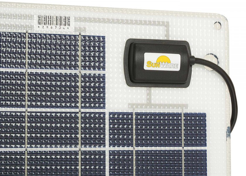 SUNWARE Solcellepanel SW - 20163 – 33 W – semi - fleksibelt solpanel 426 x 481 x 5 mm - SejlStrøm