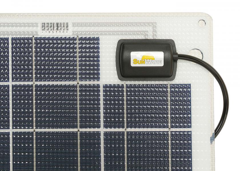 SUNWARE Solcellepanel SW - 20164 – 45 W – semi - fleksibelt solpanel 599 x 481 x 5 mm - SejlStrøm