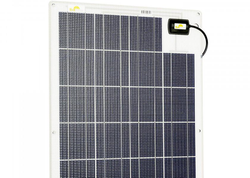 SUNWARE Solcellepanel SW - 20166 – 90 W – semi - fleksibelt solpanel 1119 x 481 x 5 mm - SejlStrøm