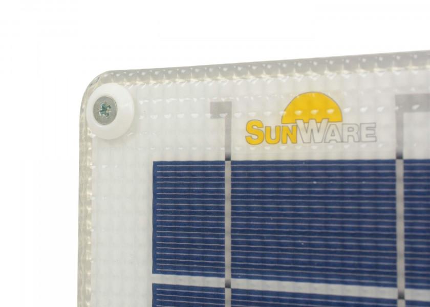 SUNWARE Solcellepanel SW - 20182 – 50 W – semi - fleksibelt solpanel 469 x 689 x 5 mm - SejlStrøm