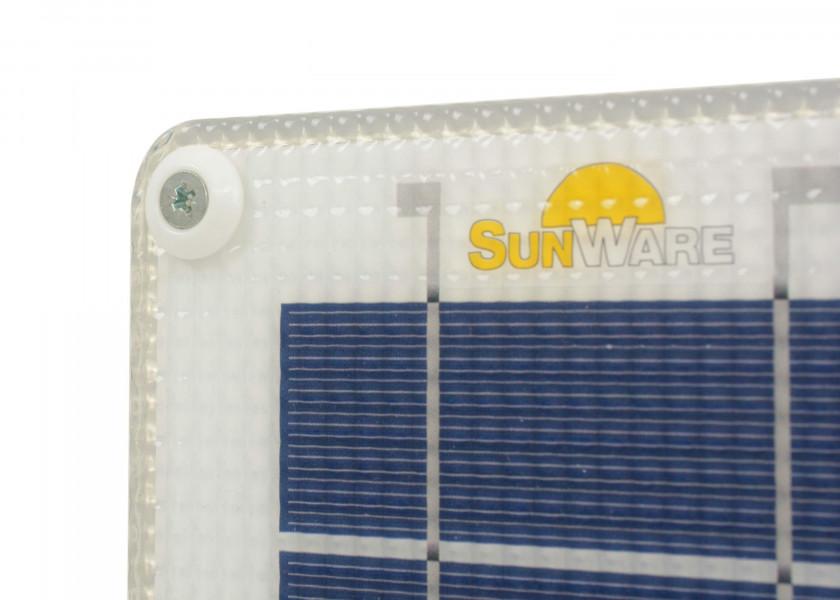 SUNWARE Solcellepanel SW - 20183 – 68 W – semi - fleksibelt solpanel 599 x 689 x 5 mm - SejlStrøm