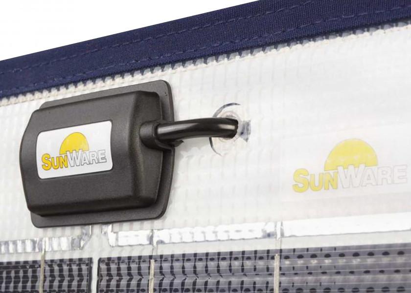 SUNWARE Solcellepanel TX12039 – 38 W – tekstilkant / 873 x 431 x 3 mm - SejlStrøm