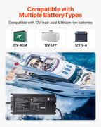 VEVOR IP68 marinebatterilader – 1 bank á 10 A / 12 V – detaljebillede 3