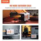 VEVOR dieselvarmer 8 kW 12/24 V – horisontal, Bluetooth og CO-alarm – billede 2