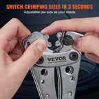 VEVOR kabelskotang 6–50 mm² – med kabelsko og krympeflex – detaljebillede 6