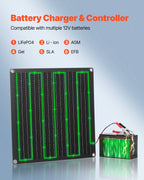 VEVOR 20 W solcelle-vedligeholdelseslader til 12 V batteri – detaljebillede 5