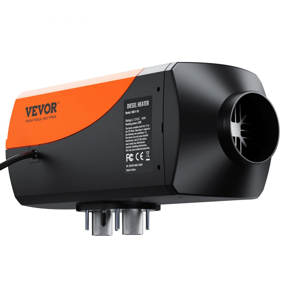 VEVOR dieselvarmer 2 kW 12 V – Bluetooth og højdekompensation – billede 9