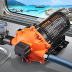 VEVOR 12 V membran vandpumpe – 18,93 L/min med automatisk trykafbryder, 40 - 100 PSI - SejlStrøm