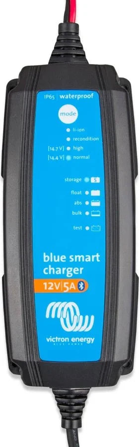 Victron Blue Smart IP65s Charger 12/5 + DC connector - CamperStrøm