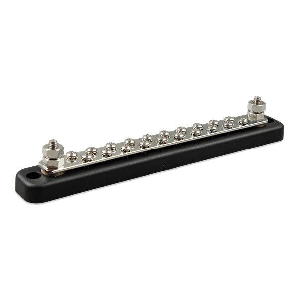 Victron Busbar 150A 2P med 20 skruer + cover - SejlStrøm